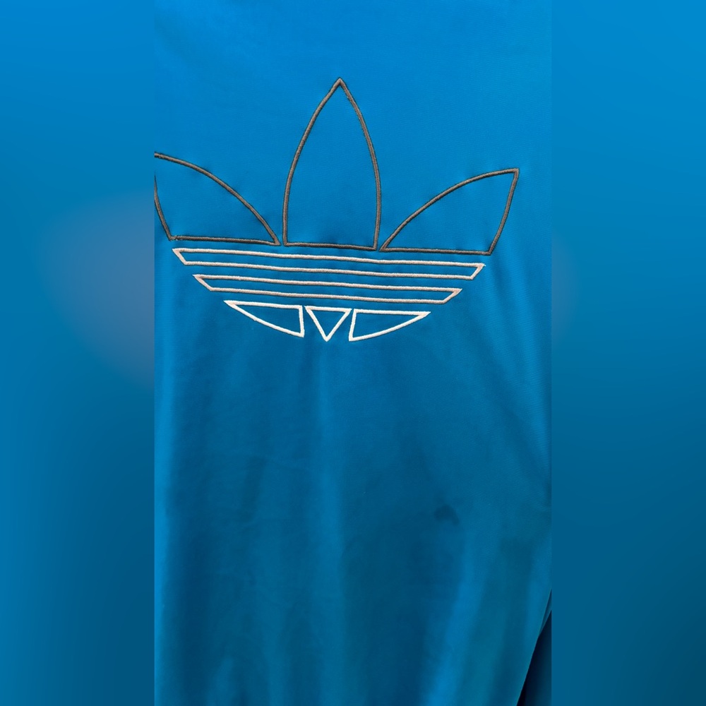Adidas Turquoise Track Jacket - Picture 5 of 8